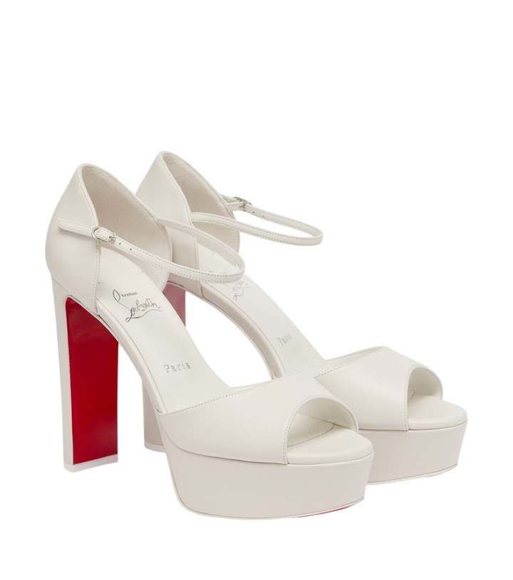Photo: Christian Louboutin Sandaloo leather platform sandals