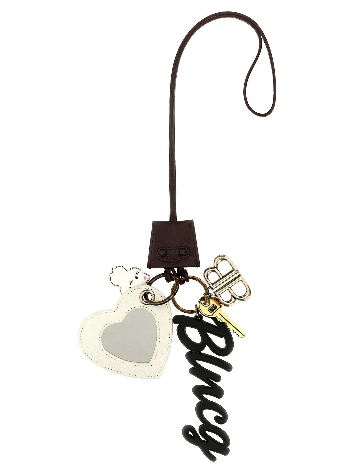 【BALENCIAGA】Le City Charm Eiffel Keyring Black Balenciaga Black 'Le City' Charm Eiffel Keychain Balenciaga