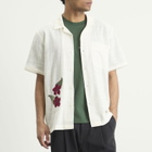 Palmes Men's Ramus Camp-Collar Shirt in Off-White