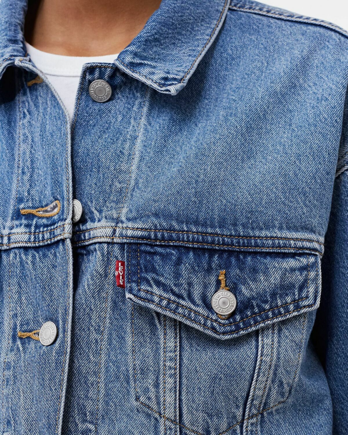 Levis 90S TRUCKER JACKET Blue Womens Denim Jacket