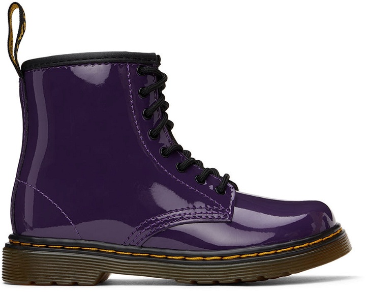 Photo: Dr. Martens Baby Purple 1460 Boots