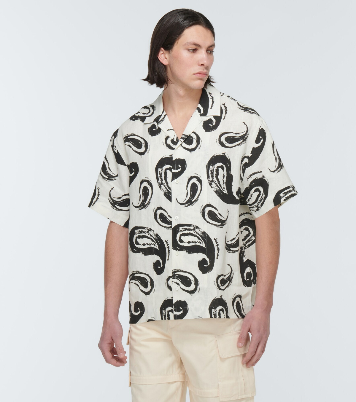 Jacquemus - La Chemise Jean printed linen shirt Jacquemus