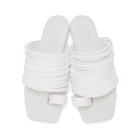 MM6 Maison Margiela White Multi Strap Toe Sandals