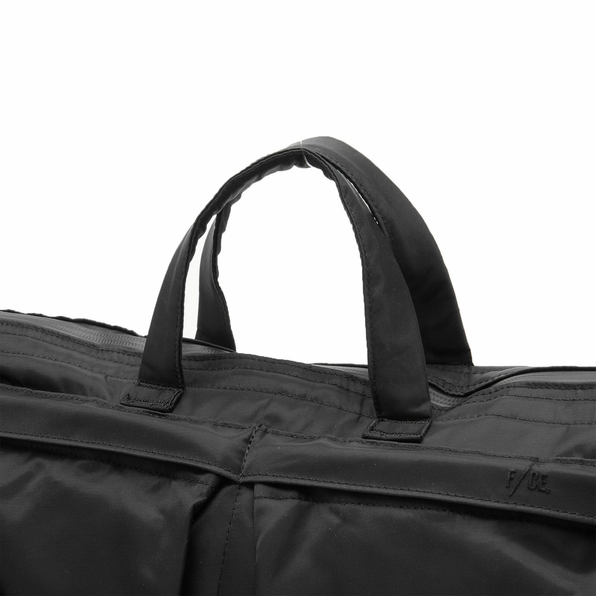 F/CE. Recycled Twill 3-Way Helmet Bag in Black 