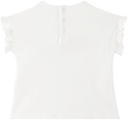 Chloé Baby White Embroidered T-Shirt