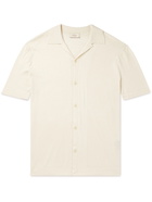 Altea - Camp-Collar Cotton Shirt - Neutrals