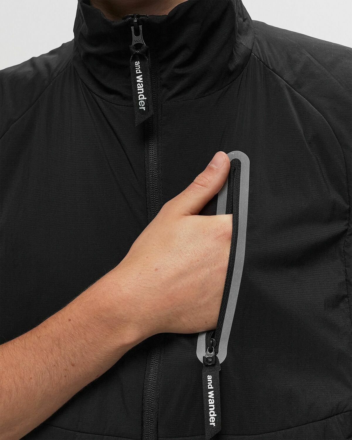 And Wander Alpha Air Vest Black Vests