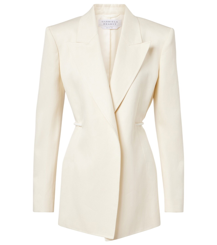 Photo: Gabriela Hearst Epona linen blazer