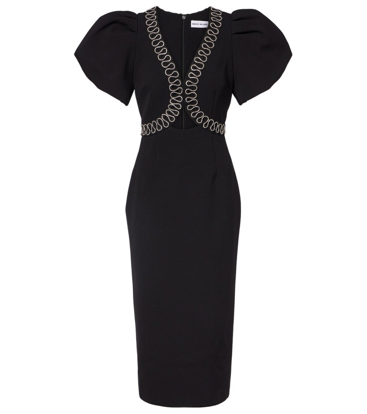 Photo: Rebecca Vallance Nyx cutout embellished cocktail dress