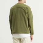 Gramicci Men's Thermal Fleece Crew Sweater in Olive