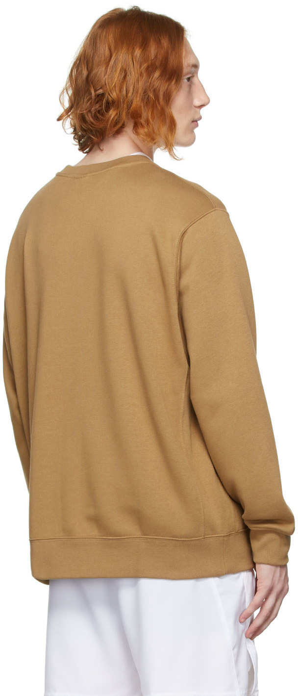 Nike Tan Fleece Sportswear Club Sweatshirt Nike