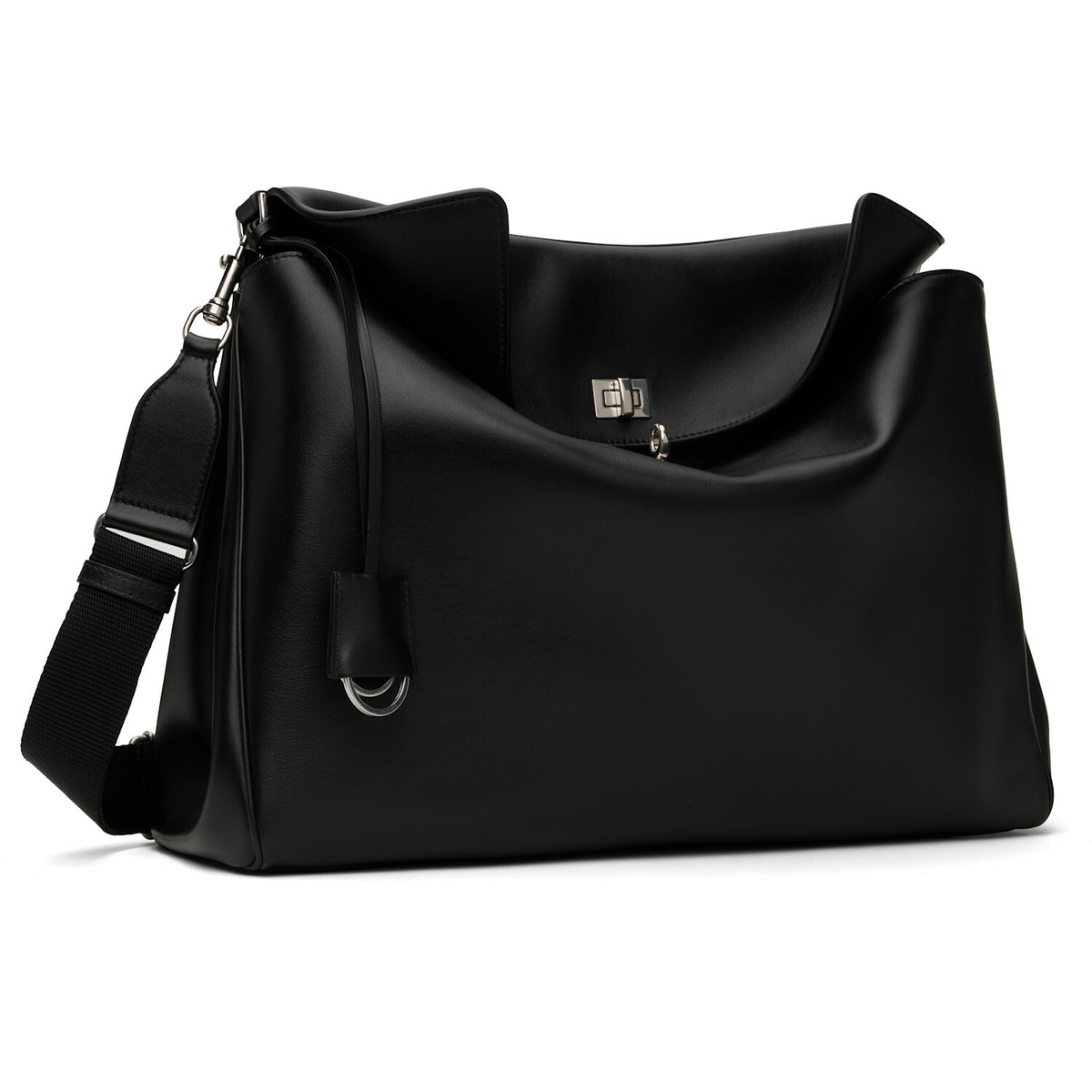 Balenciaga Black Rodeo Medium Messenger Bag