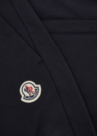 Moncler Logo Cotton Sweatpants Navy