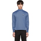 Prada Blue Wire Of Scotland Turtleneck