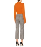 Stella McCartney - High-rise checked wool pants