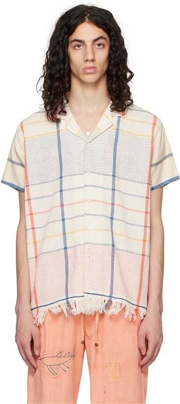 Photo: HARAGO Multicolor Fringed Shirt
