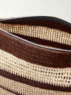LOEWE - Paula's Ibiza Loop Bucket Medium Leather-Trimmed Raffia Tote Bag