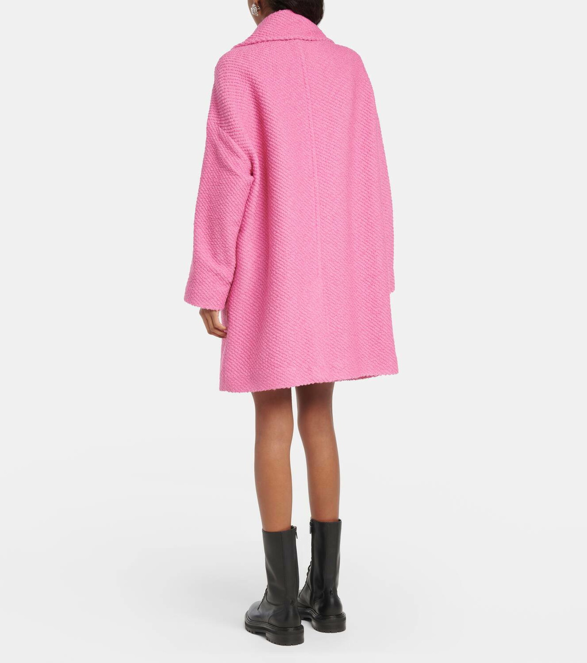 REDValentino Double-breasted wool-blend coat