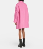 REDValentino Double-breasted wool-blend coat