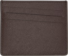 Maison Margiela Brown Slim Card Holder