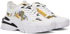 Versace Jeans Couture White Trail Trek Sneakers