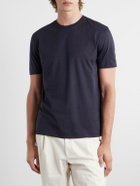 Zegna - Cotton-Jersey T-Shirt - Blue