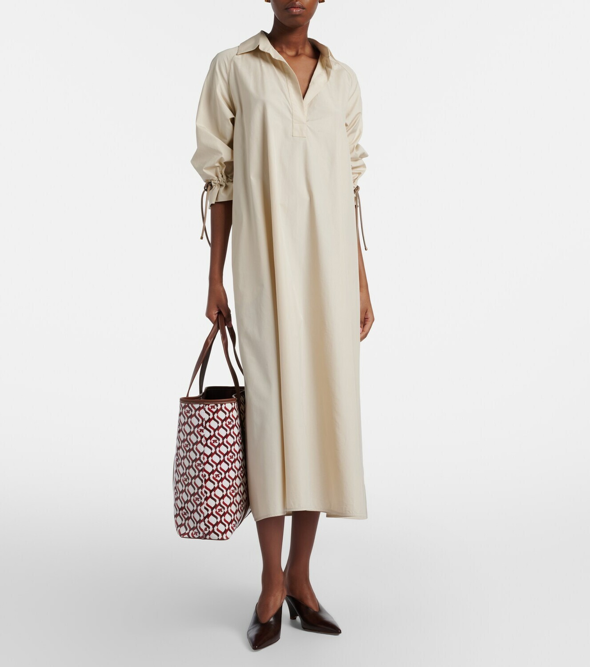 Max Mara Farneto Large canvas tote bag