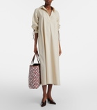 Max Mara Farneto Large canvas tote bag