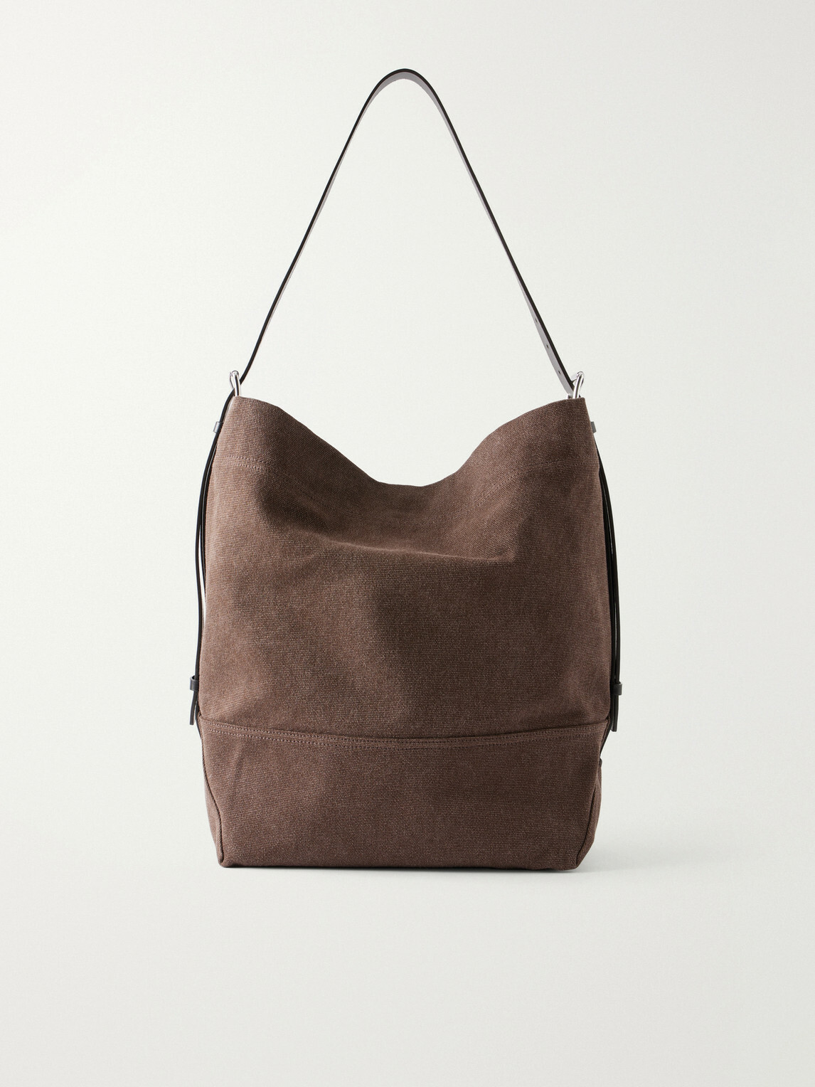 LEMAIRE - Leather-Trimmed Canvas Tote Bag
