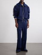 KAPITAL - Striped Jersey Track Jacket - Blue
