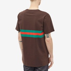 Gucci Men's New Logo T-Shirt in Brown