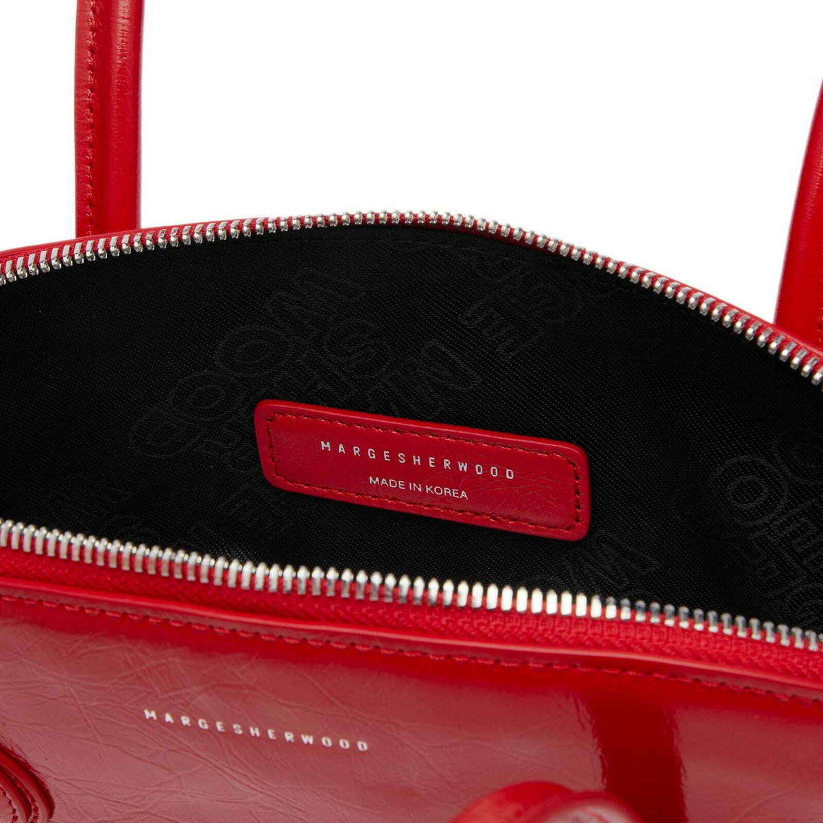MARGE SHERWOOD Women's Bessette Shoulder Bag in Apple Red