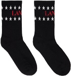 Lanvin Black Future Edition Stars Socks