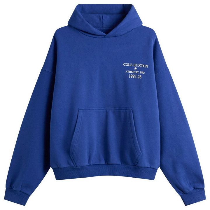 Photo: Cole Buxton Men's Athletic Inc Hoodie in Blue