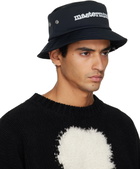 mastermind JAPAN Black Stitched Bucket Hat