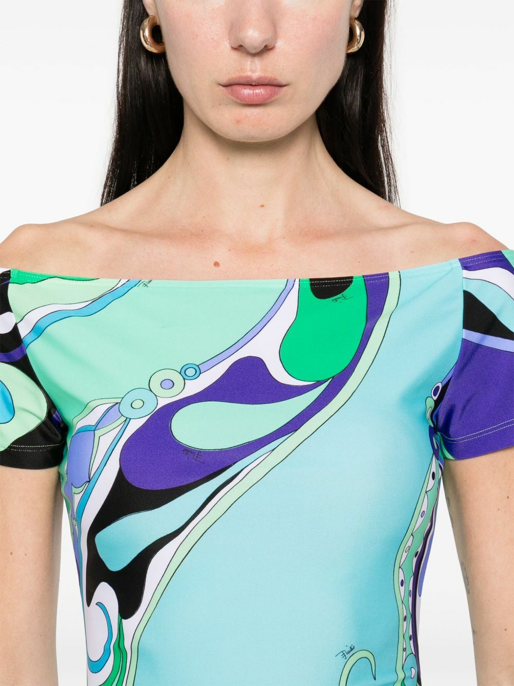 PUCCI Orchidee-Print Top Emilio Pucci