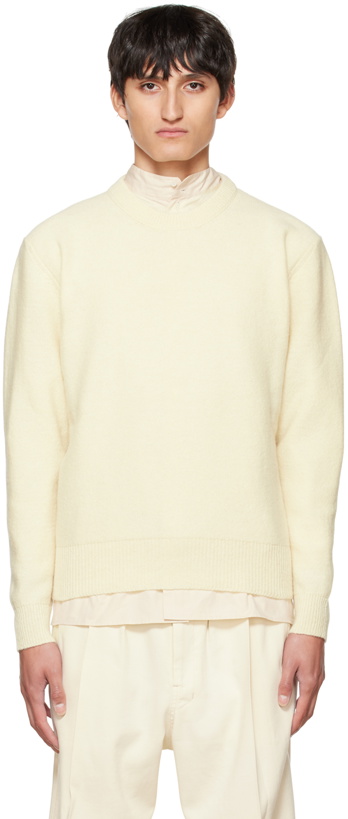 Photo: LEMAIRE Beige Wool Sweater