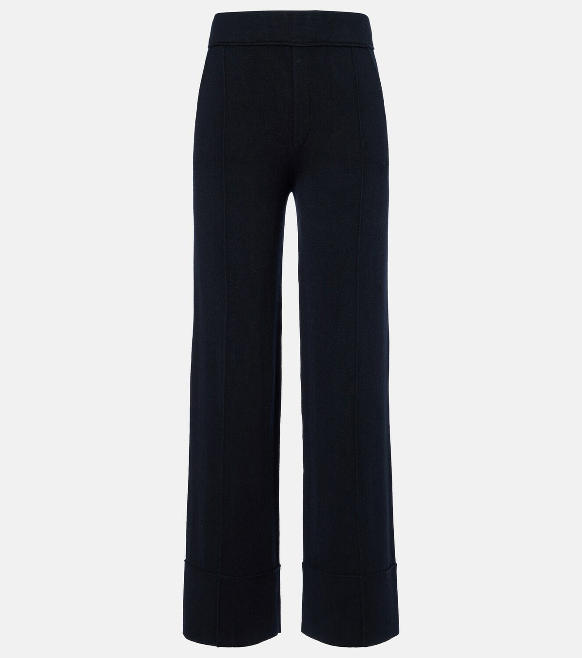 Jardin des Orangers Wool and cashmere wide-leg pants