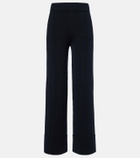 Jardin des Orangers Wool and cashmere wide-leg pants