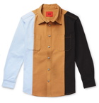 424 - Oversized Colour-Block Denim Shirt - Multi