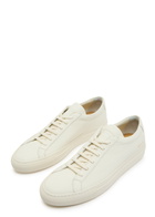 Common Projects Achilles Premium Grained Leather Sneakers White
