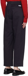 Ghiaia Cashmere Navy Marinaio Trousers