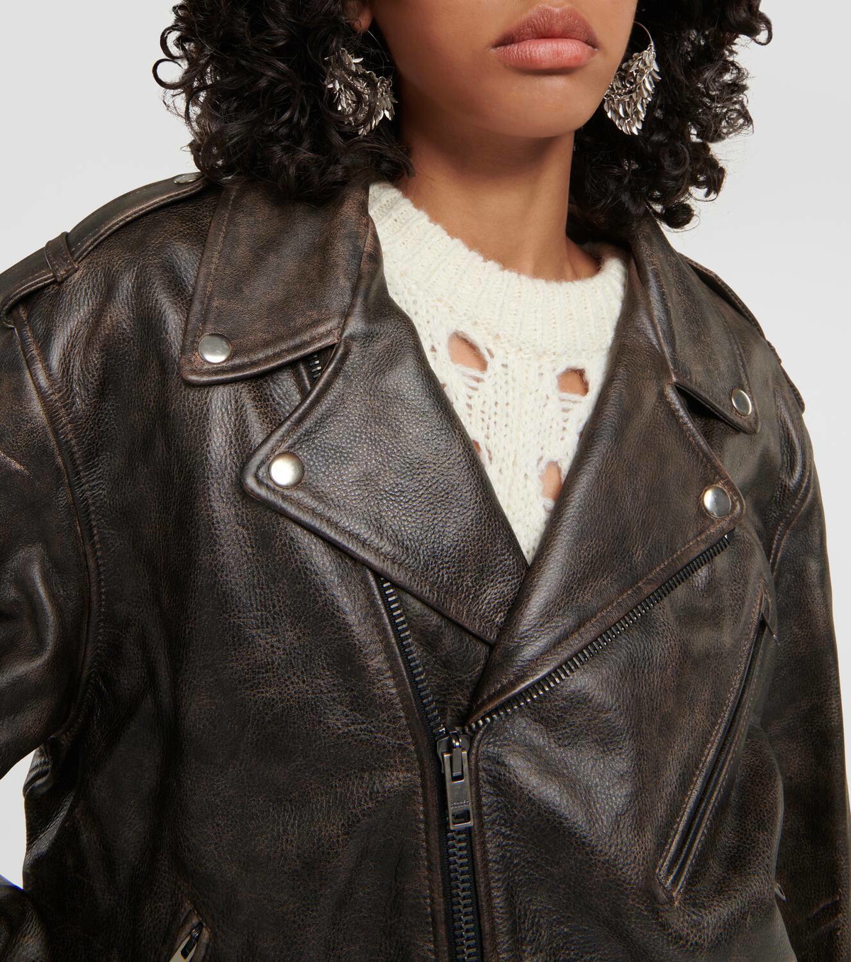 Isabel Marant Leather biker jacket Isabel Marant