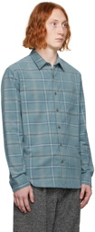 Vince Blue Check Shirt