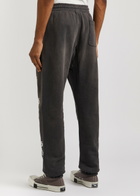 Saint Mxxxxxx Saint Aries Printed Cotton Sweatpants Black