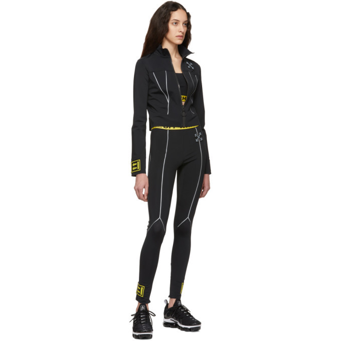 Off-White SSENSE Exclusive Black WORKOUT Neoprene Sport Leggings