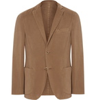 Incotex - Tan Slim-Fit Unstructured Cotton and Cashmere-Blend Twill Blazer - Men - Tan