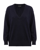 Roberto Collina Womens Sweater Midnight in Blue