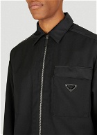 Gabardine Jacket in Black