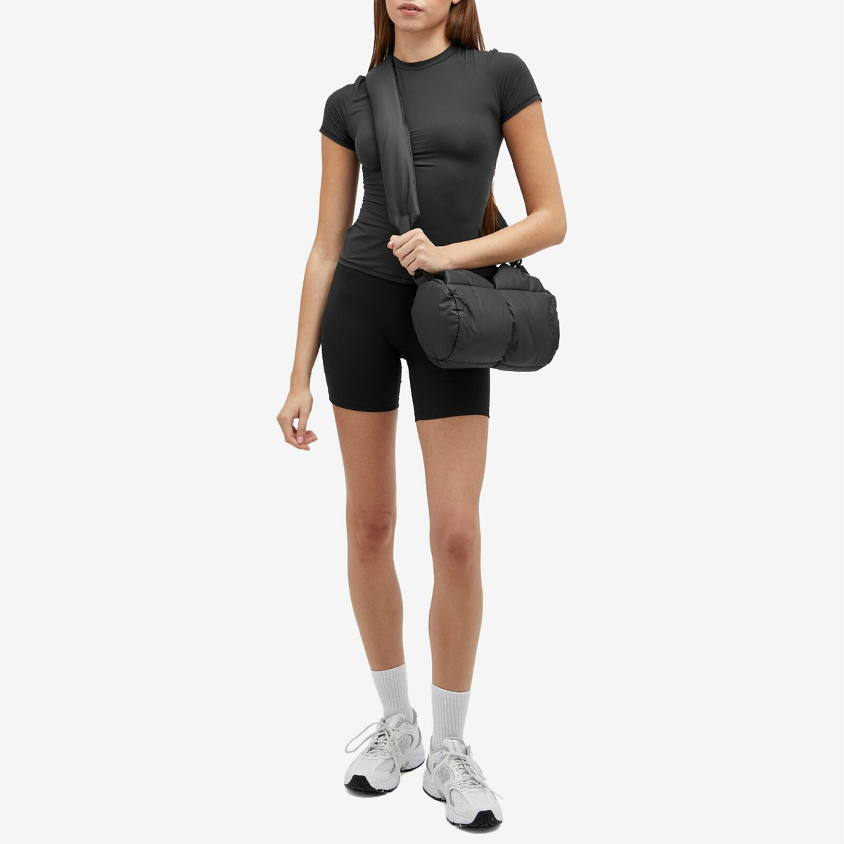Adanola Women's Ultimate Crop Cycling Shorts in Black
